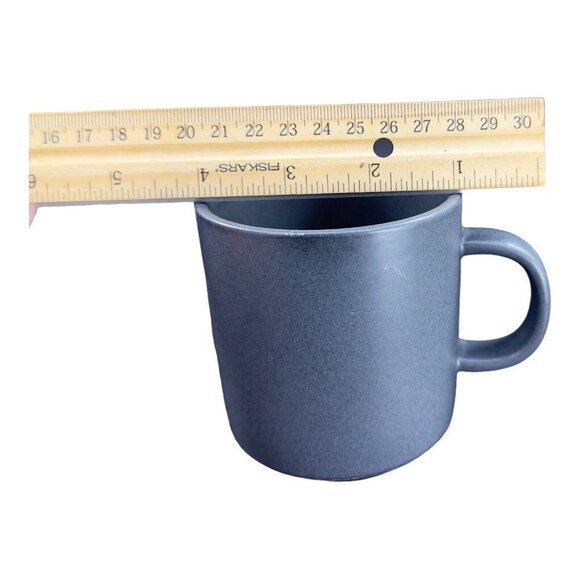 Calvin Klein Swid Powell Ceramic Gray Matte Stoneware Teacup Saucer Set Japan - Picture 5 of 16